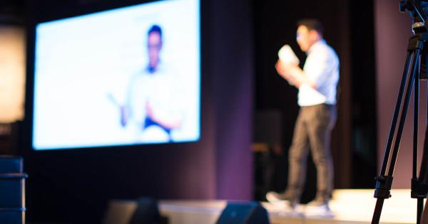 videographer filming a virtual event